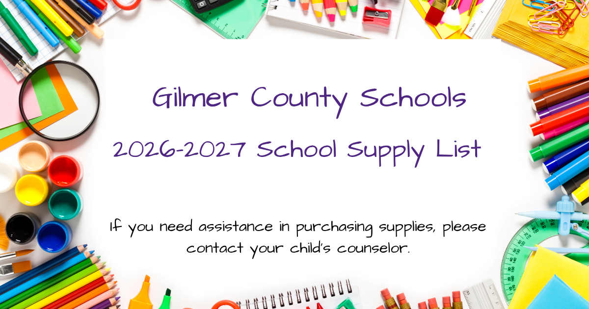 2026-2027 School Supply Lists