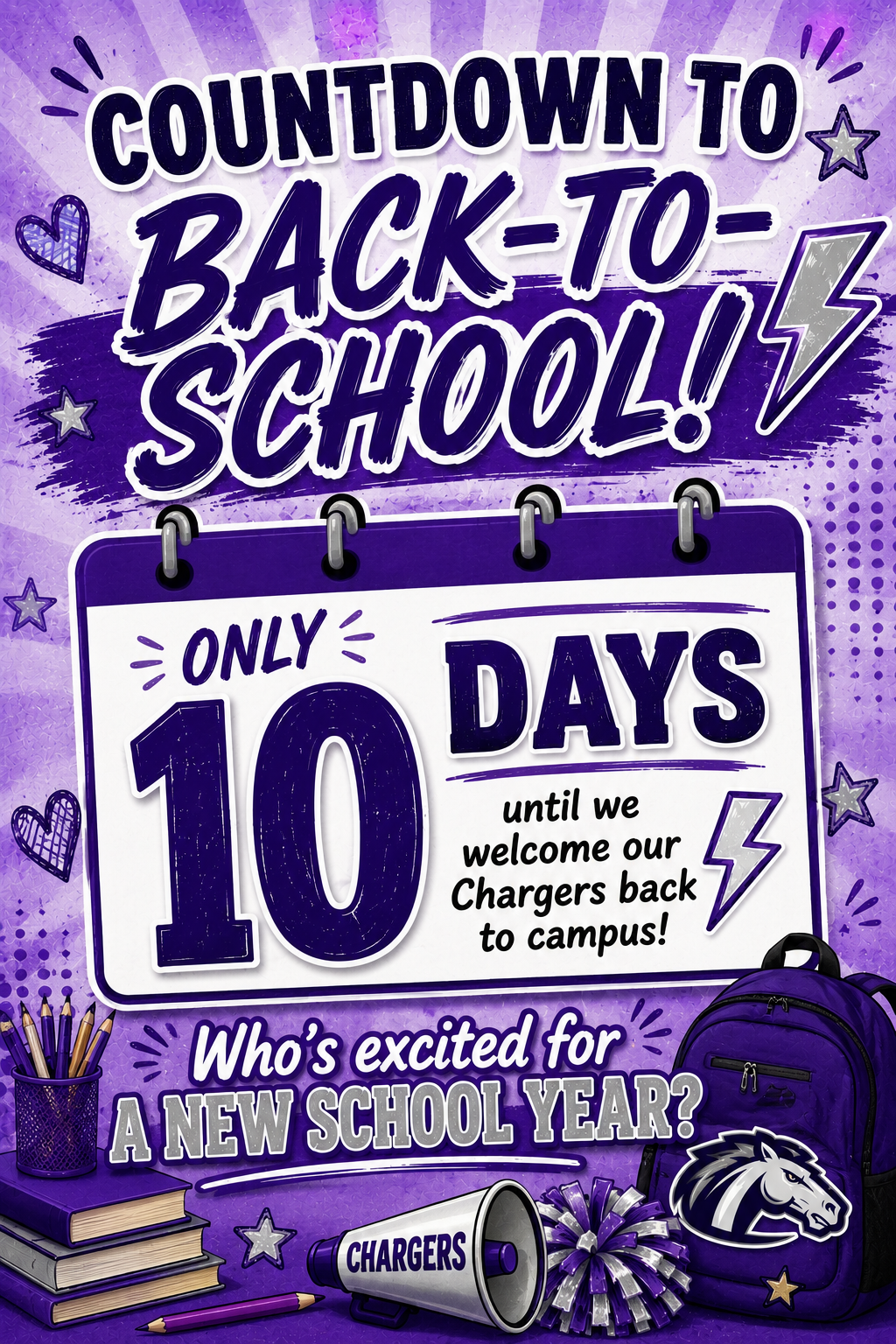 10 Days until School Starts!