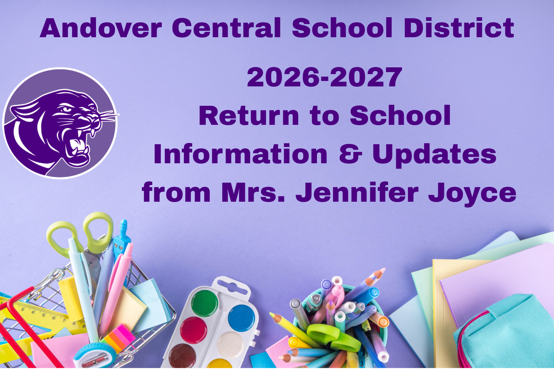 Important Updates for the Upcoming School Year