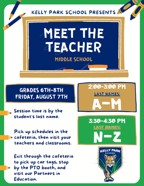 Middle School Meet the Teacher