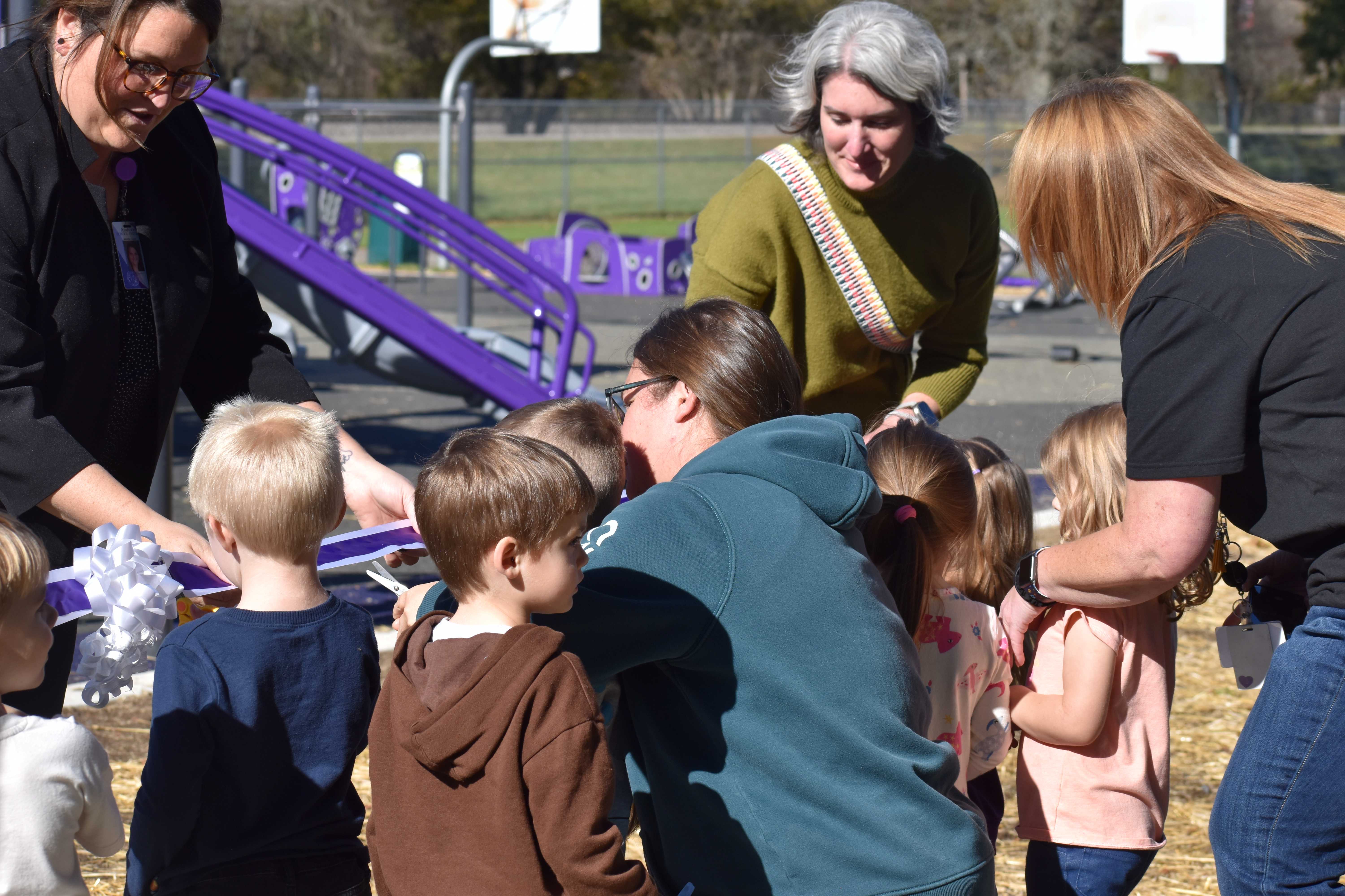 Playground Grand Opening and Ribbon Cutting