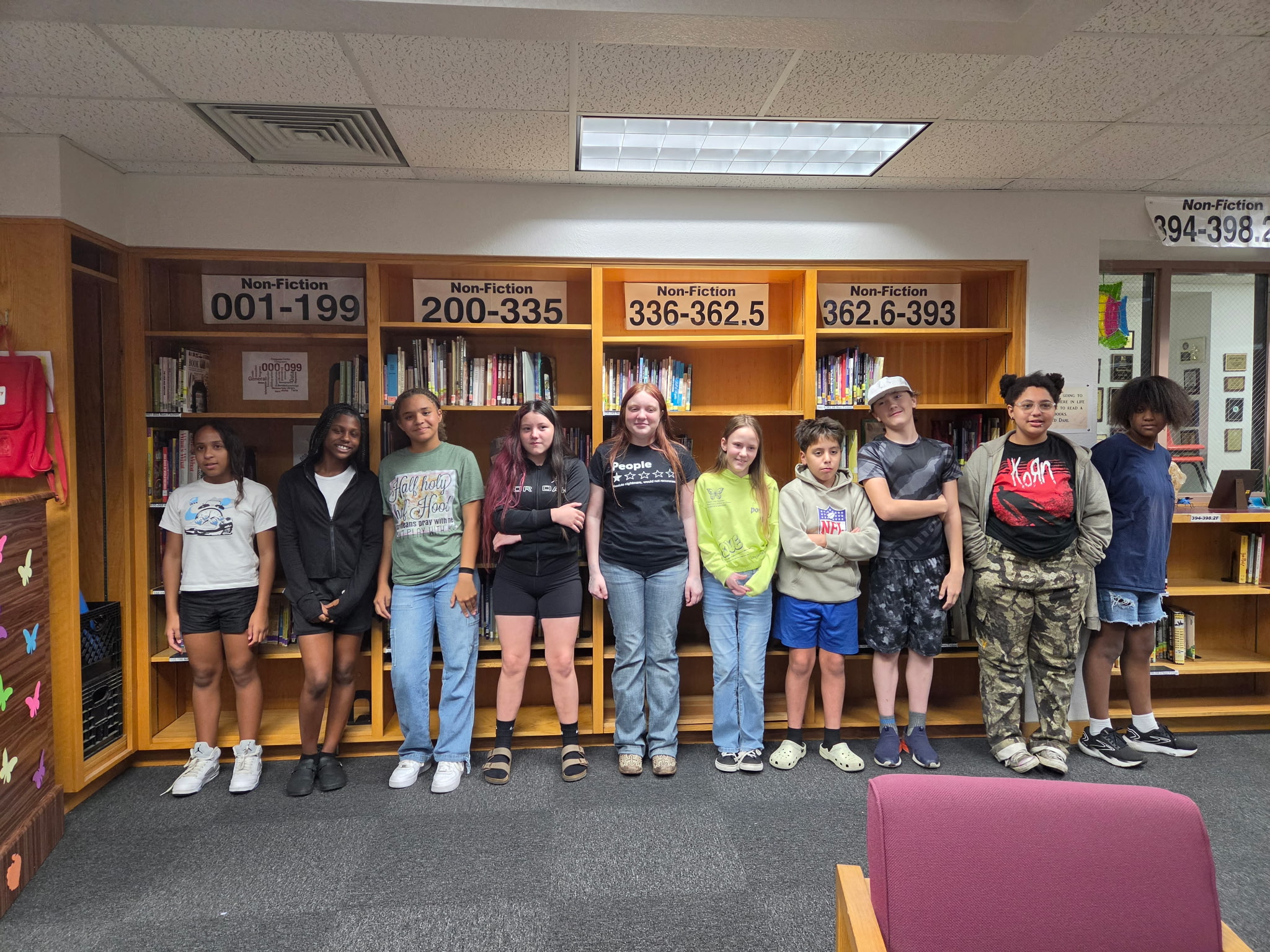 HMS Library Legends Weekly Reading Reward Winners for the Months of August and September
