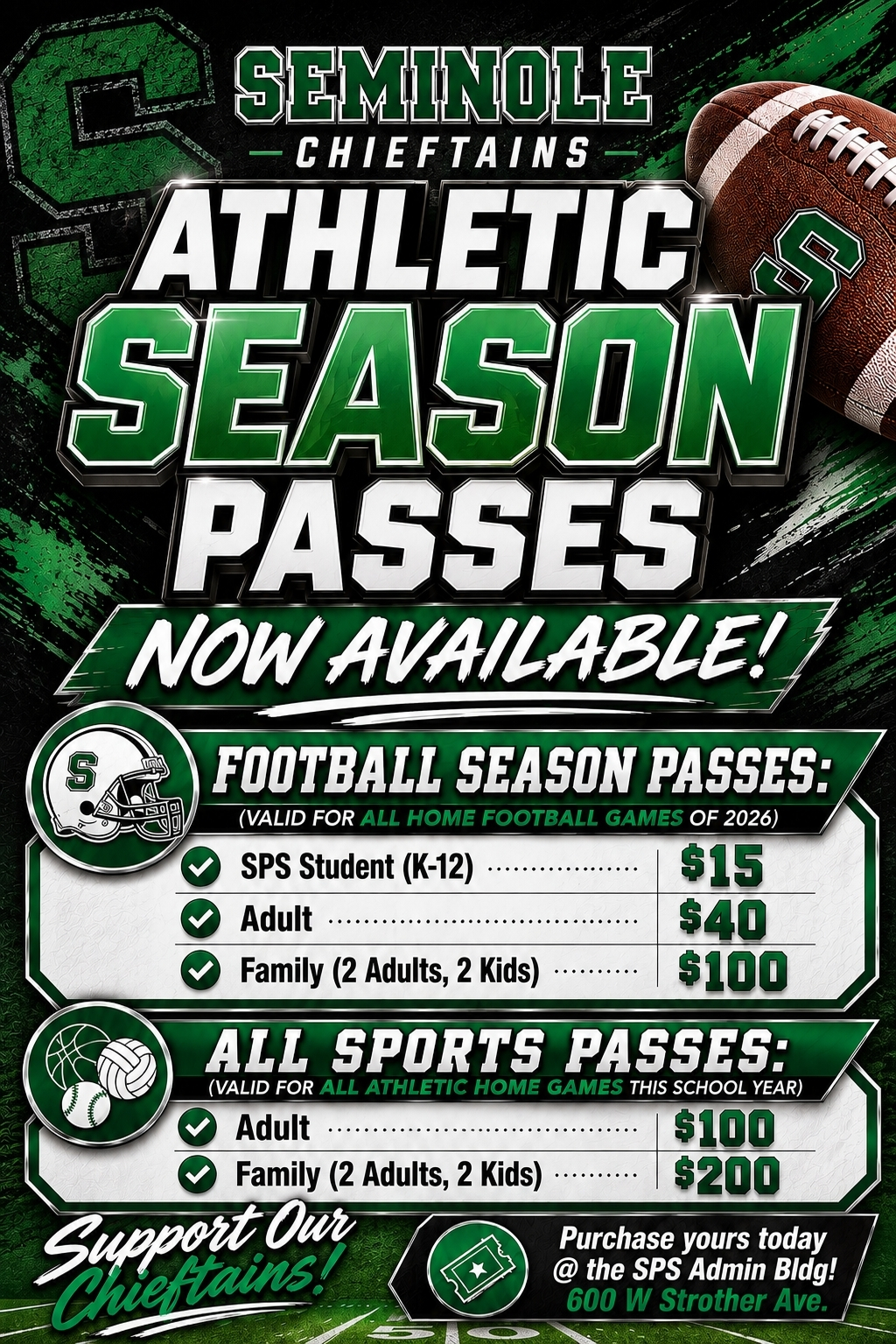ATHLETIC PASSES