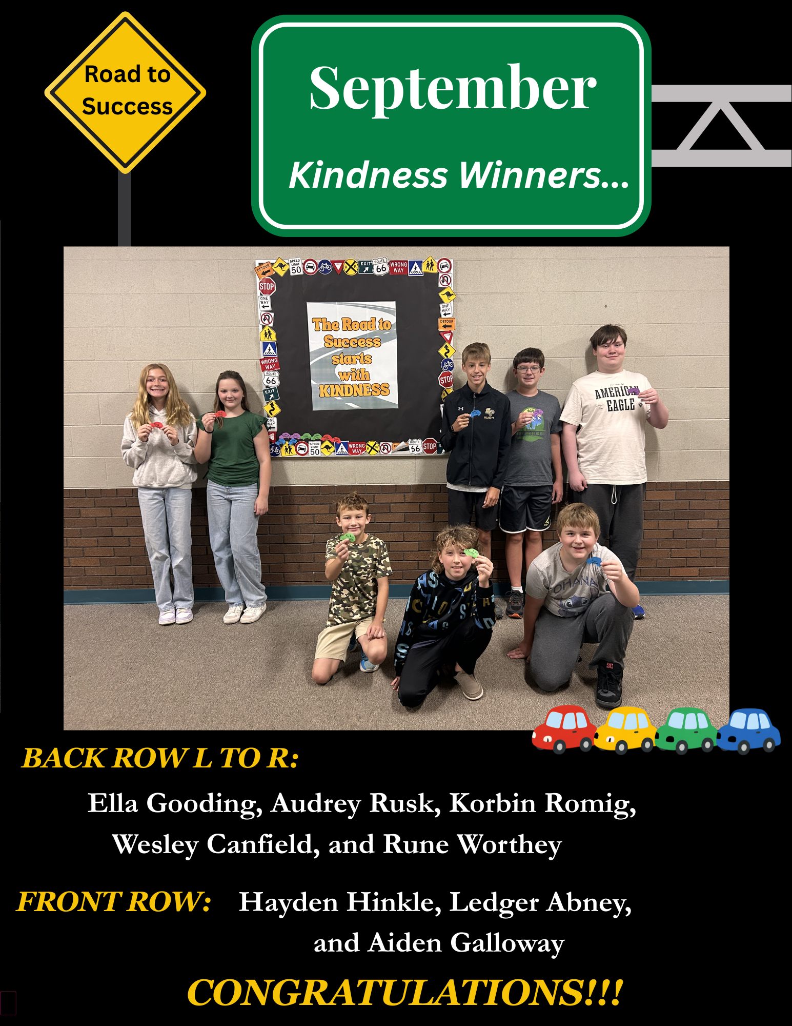 September Kindness Winners