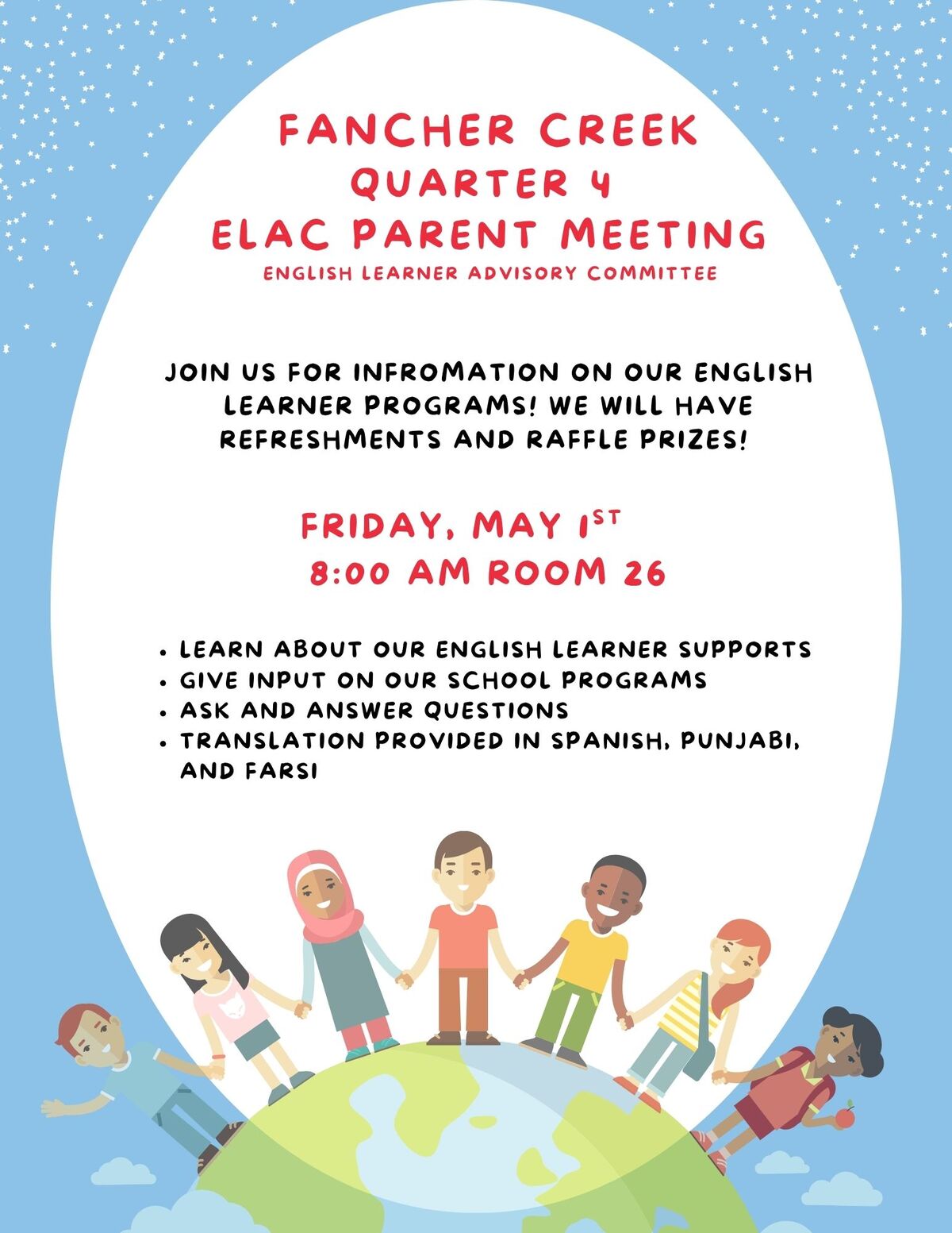 4th Quarter ELAC Parent Meeting 