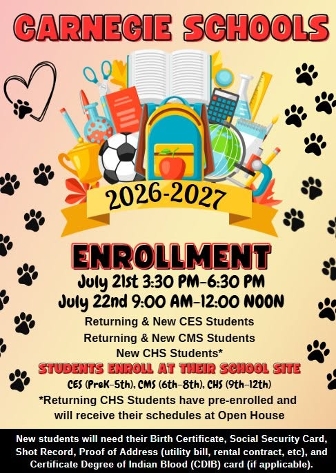2026-2027 Enrollment Dates