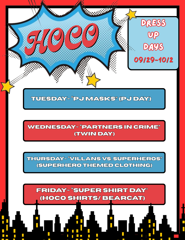 HOCO Week Dress Up Days