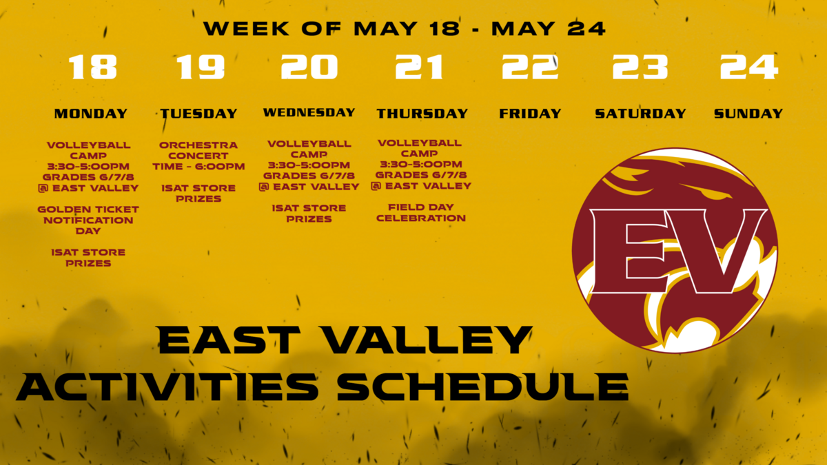 Bobcat Activities for the week of May 18 - 24 