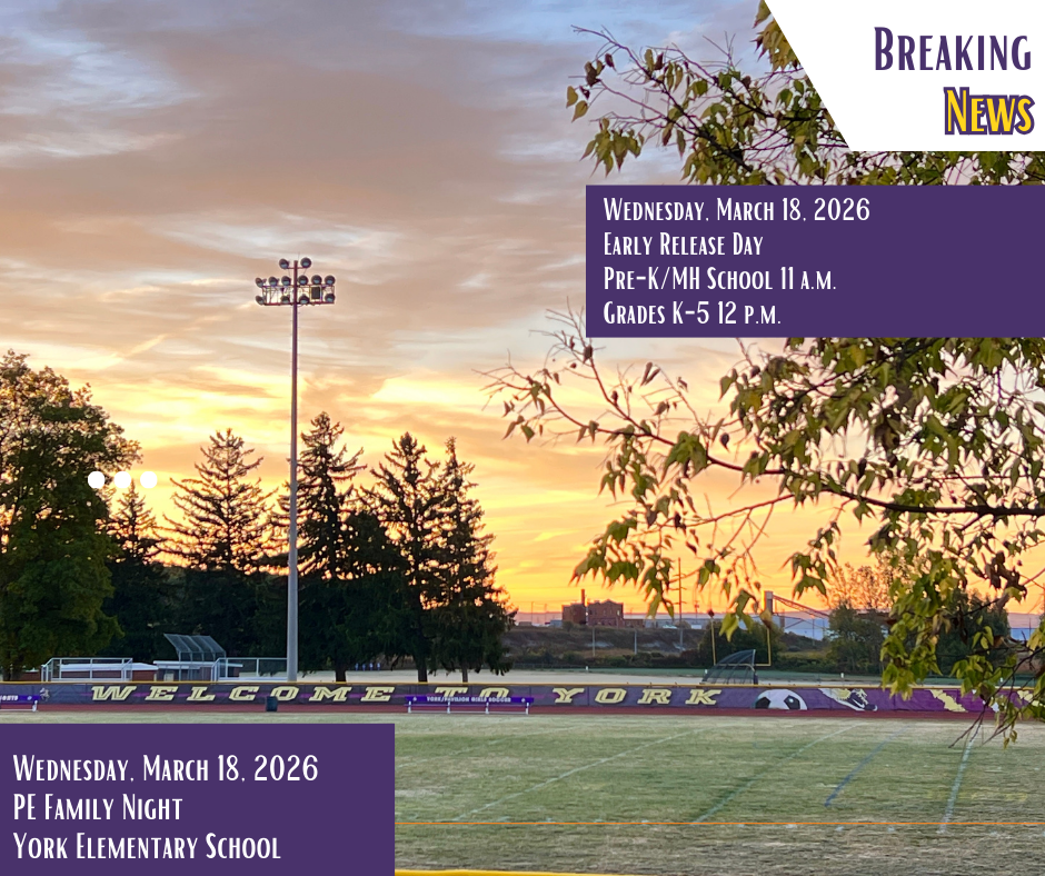 Early Release Day and PE Family Night March 18 2026