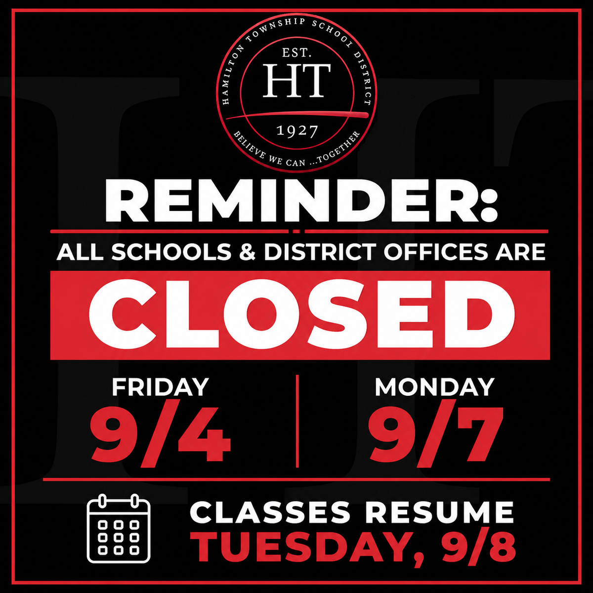District Reminder