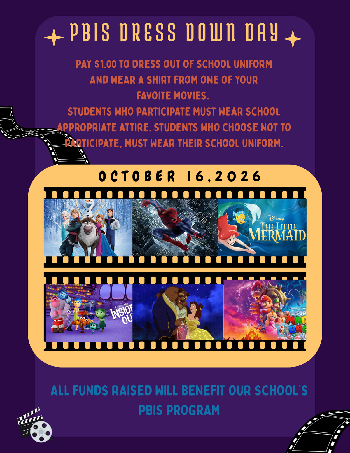 October's Dress Down Day 