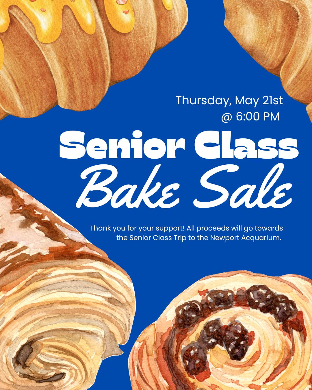 Senior Class Bake Sale at Donkey Basketball