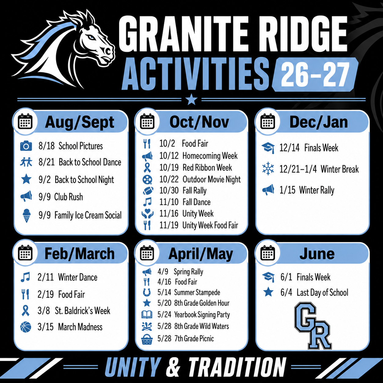 Granite Ridge Activities 26/27