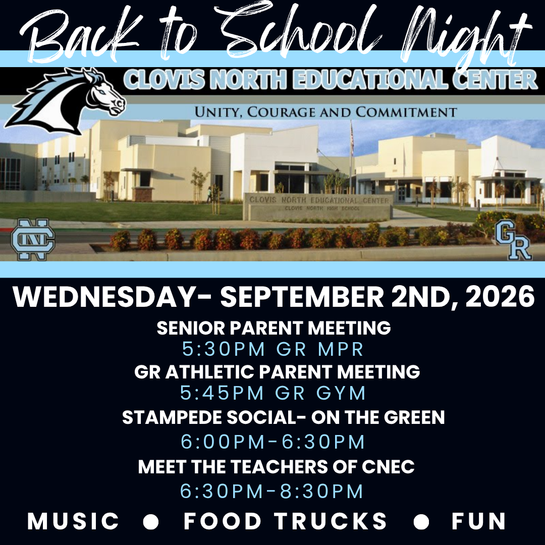 CNEC Back to School Night--September 2, 2026